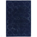 Nexus Octagon Modern Geometric High-Density Heavyweight Hand-Carved Wool&Viscose OC04 Navy Rug