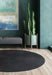Nico Charcoal Round Rug