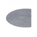Nico Modern Plain Tonal Hand-Braided Polyester Flatweave In-Outdoor Round Grey Rug