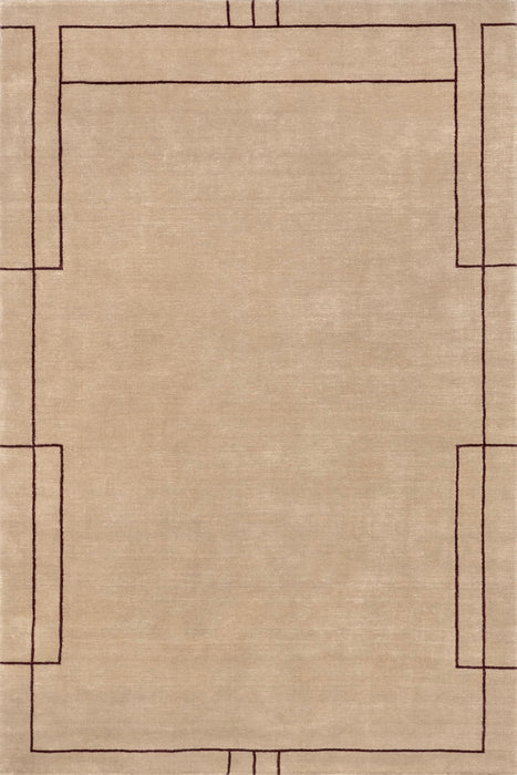 Nile Tan Wool-Blend Area Rug 120x180 cm