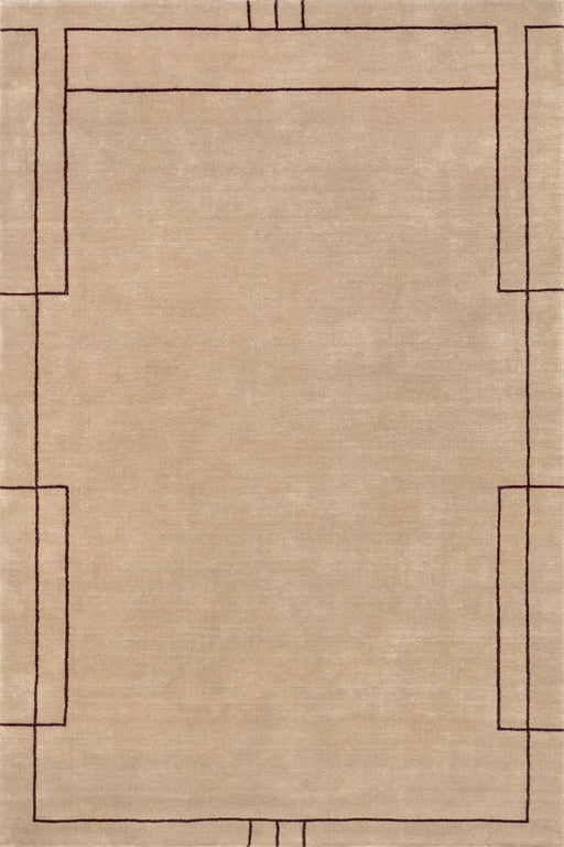 Nile Tan Wool-Blend Area Rug 120x180 cm