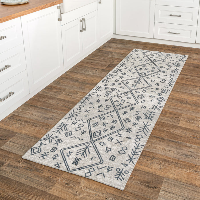 Nina Grey Washable Rug For Homes With Kids And Pets