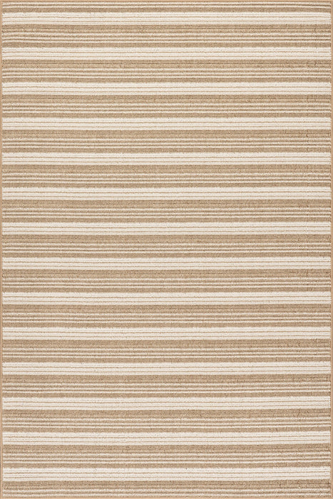 Noah Striped Indoor Outdoor Matto 150x240 cm Ruskea