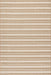 Noah Striped Indoor Outdoor Matto 150x240 cm Ruskea