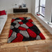 Noble House NH-5858 Grey Red Rug