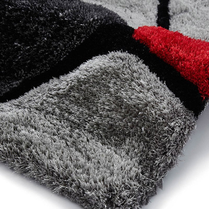 Noble House NH-5858 Grey Red Rug