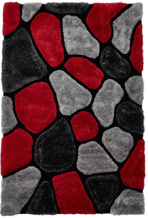 Noble House NH-5858 Grey Red Rug