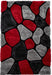 Noble House NH-5858 Grey Red Rug