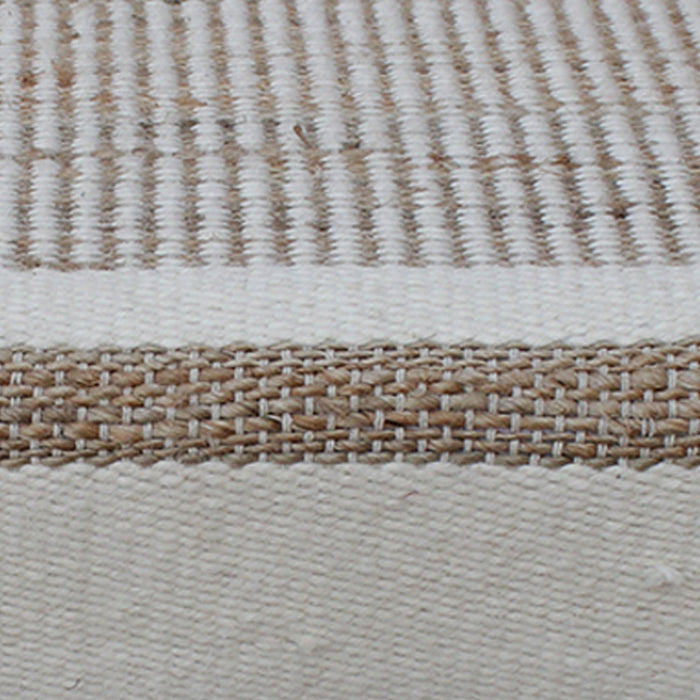 Nordic Jute Wool Bench for Mid-Century Interior Décor