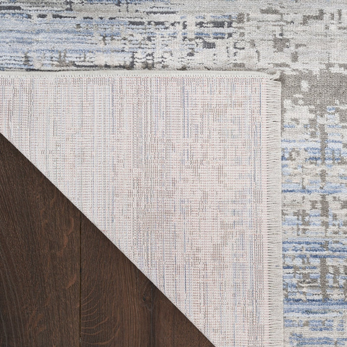 Nourison Abstract Hues ABH02 Blue/Grey Rug