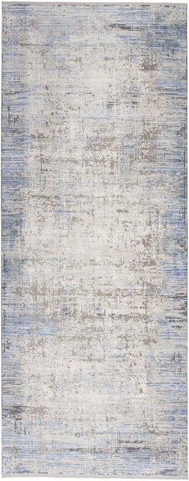 Nourison Abstract Hues ABH02 Blue/Grey Rug