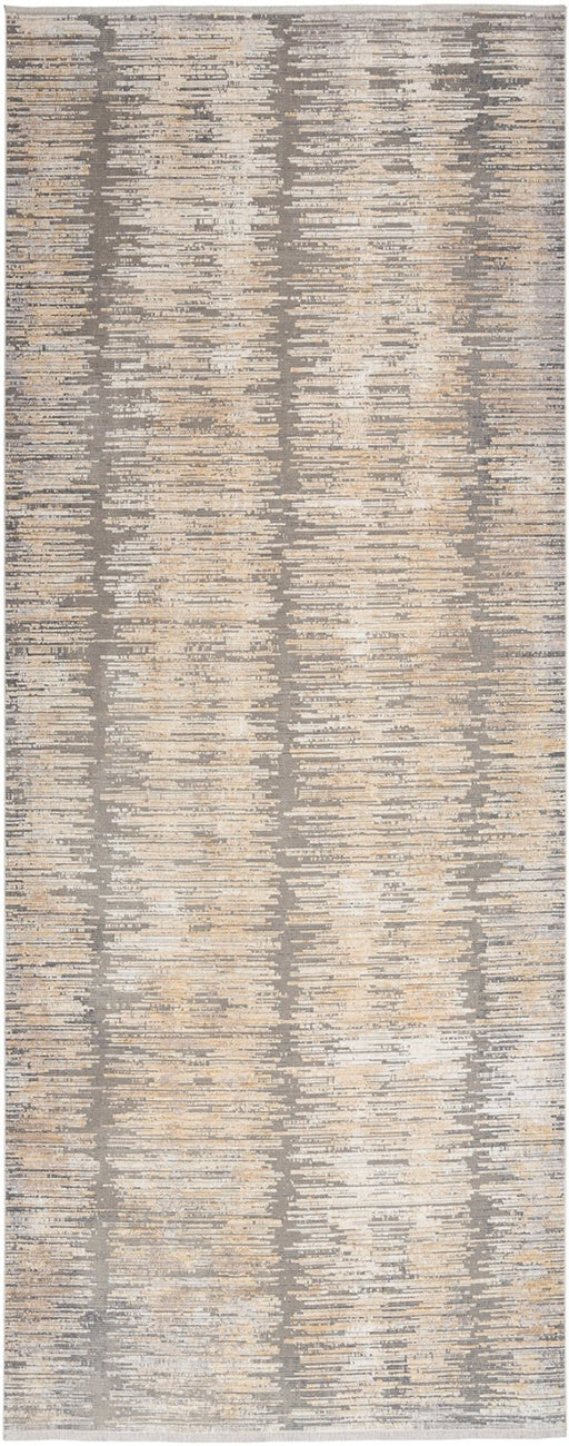 Tappeto runner Nourison Abstract Hues ABH03 grigio/oro