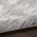 Nourison Abstract Hues ABH03 Grey/White Runner Rug