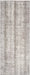 Nourison Abstract Hues ABH03 Grey/White Runner Rug