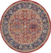 Nourison Ankara ANR02 Red Circle Round Rug