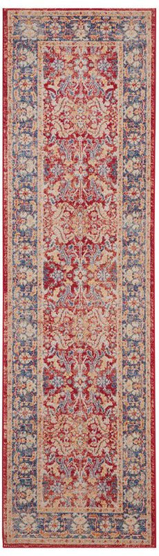 Tappeto runner rosso Nourison Ankara ANR02