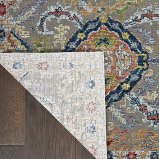 Nourison Ankara ANR12 Grey Multi Runner Rug