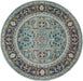 Nourison Ankara ANR14 Teal Multicolour Round Rug