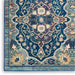 Nourison Ankara ANR16 marineblauw veelkleurig vloerkleed