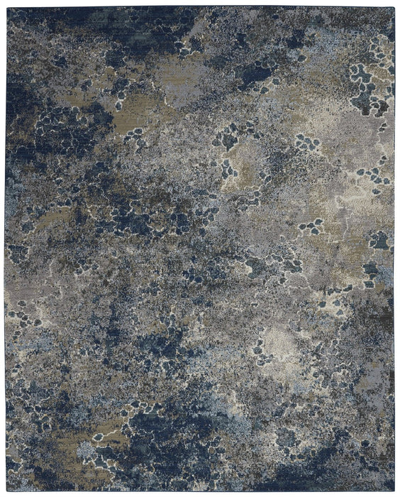 Tappeto Nourison Artworks ATW02 BLU/GRIGIO