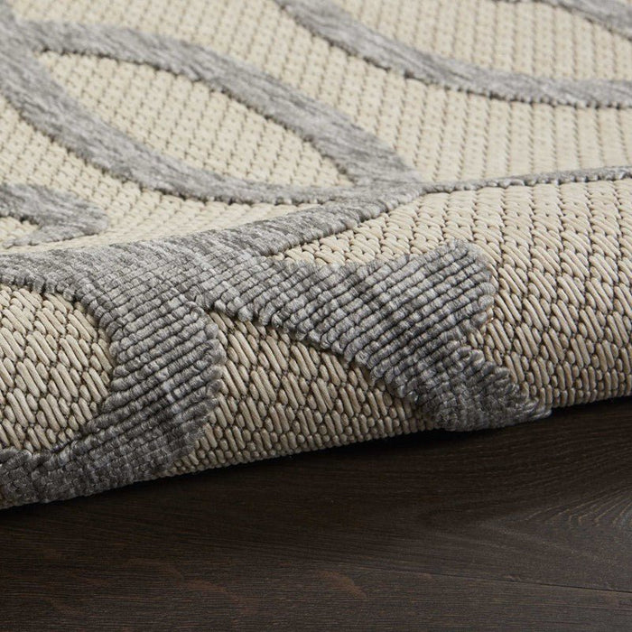 Nourison Cozumel CZM04 Cream / Grey Runner Rug