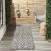 Nourison Cozumel CZM04 Cream / Grey Runner Rug