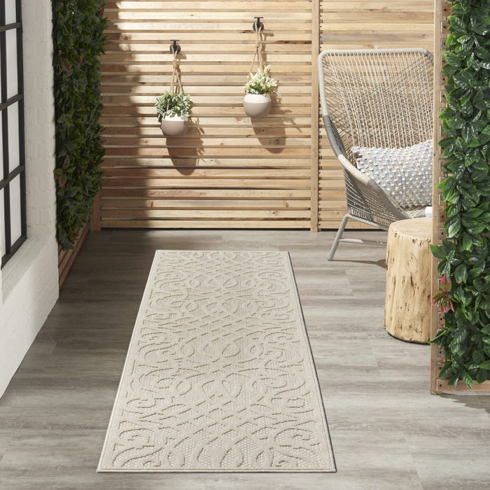 Nourison Cozumel CZM04 Cream Runner Rug