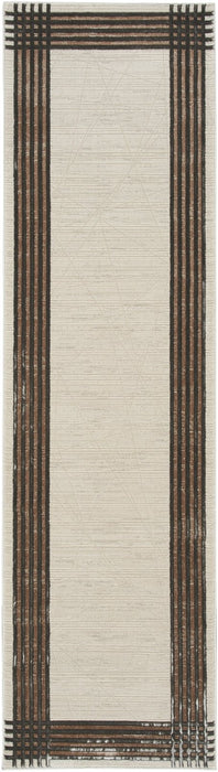 Nourison Desire DSR01 Ivory Silver Runner Rug