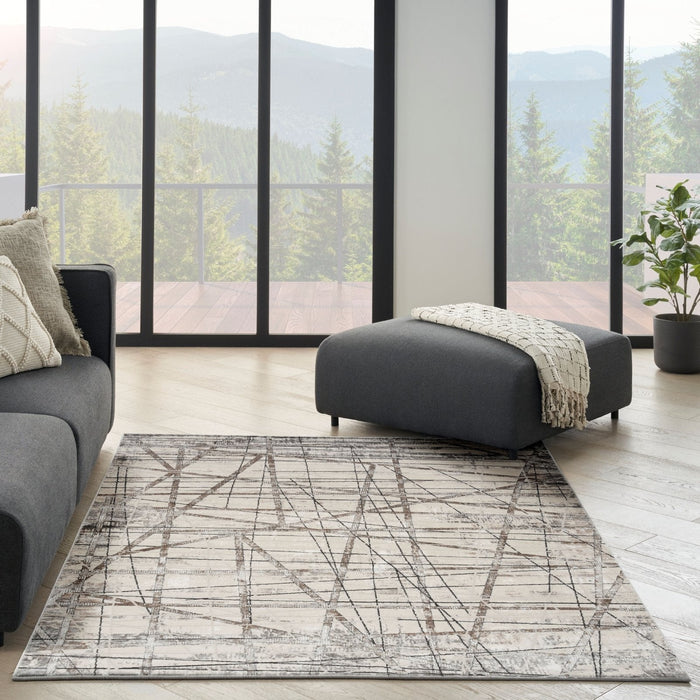 Nourison Desire DSR03 Grey Silver Rug