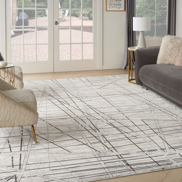 Nourison Desire DSR03 Grey Silver Rug