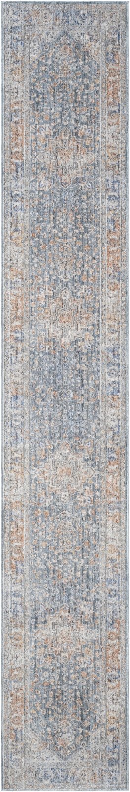 Tappeto runner Nourison Elegant Heirlooms ELH01 IVBLU