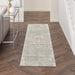 Nourison Exhale EXL01 Light Grey Runner Rug