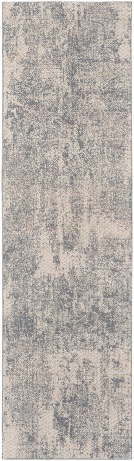 Nourison Exhale EXL01 Light Grey Runner Rug