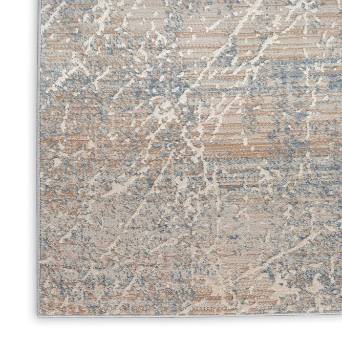 Nourison Exhale EXL02 Beige Blue Rug