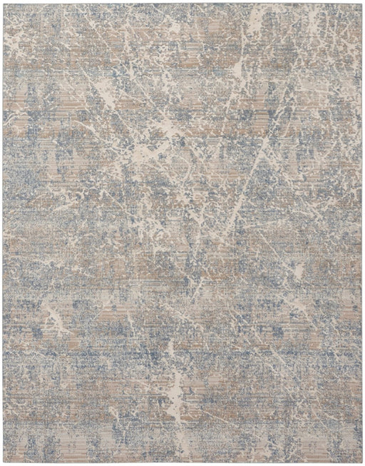 Nourison Exhale EXL02 Beige Blue Rug