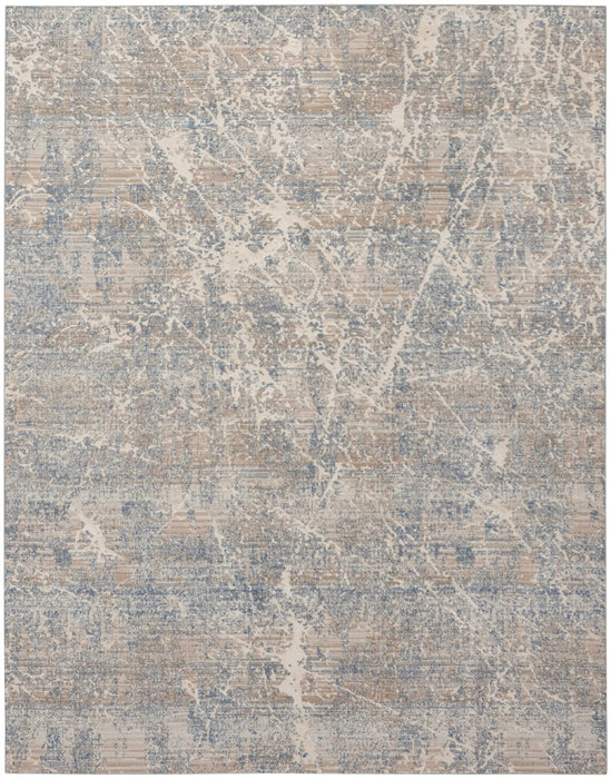 Nourison Exhale EXL02 Beige Blue Rug