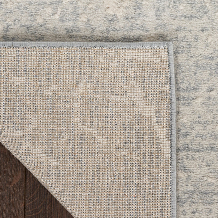 Nourison Exhale EXL02 Ivory Grey Runner Rug