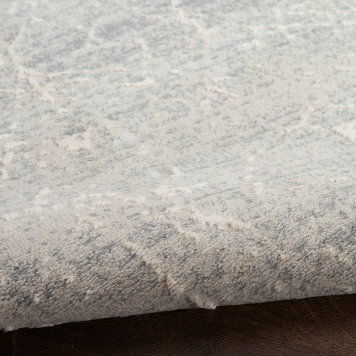 Nourison Exhale EXL02 Ivory Grey Runner Rug