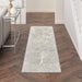Nourison Exhale EXL02 Ivory Grey Runner Rug