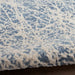 Nourison Exhale EXL02 Navy Ivory Runner Rug