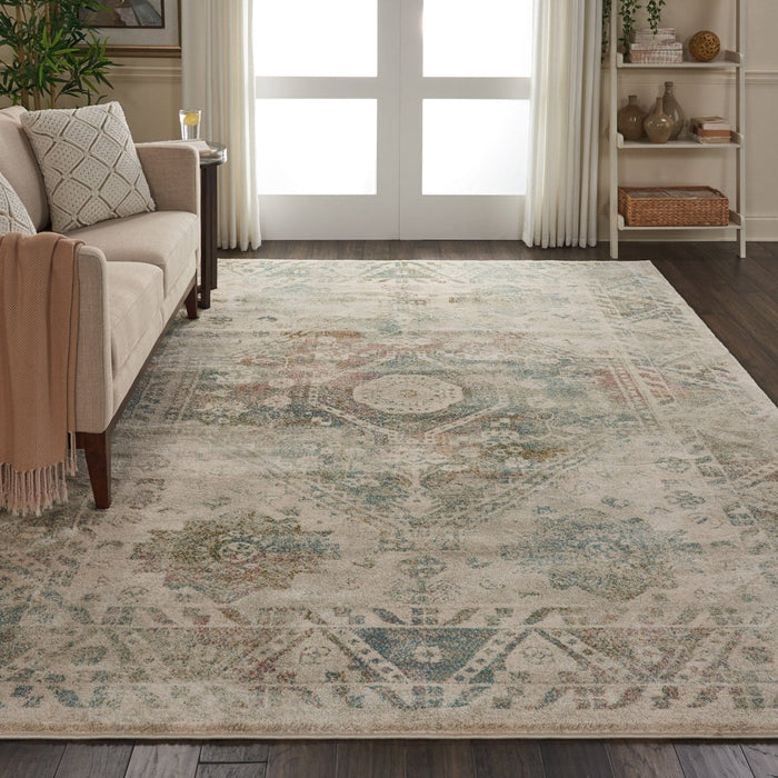Nourison Fusion FSS11 Cream Rug