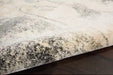 Nourison Fusion FSS16 Cream Grey Rug