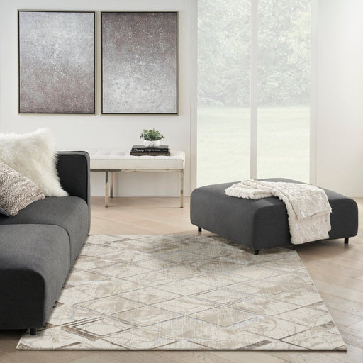 Nourison Glitz GLZ02 IVGRY Rug