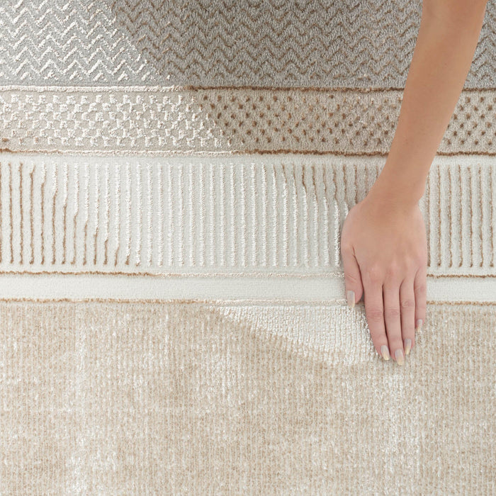 Nourison Glitz GLZ07 IVORY Rug