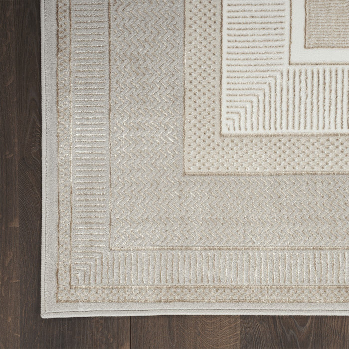Nourison Glitz GLZ07 IVORY Runner Rug