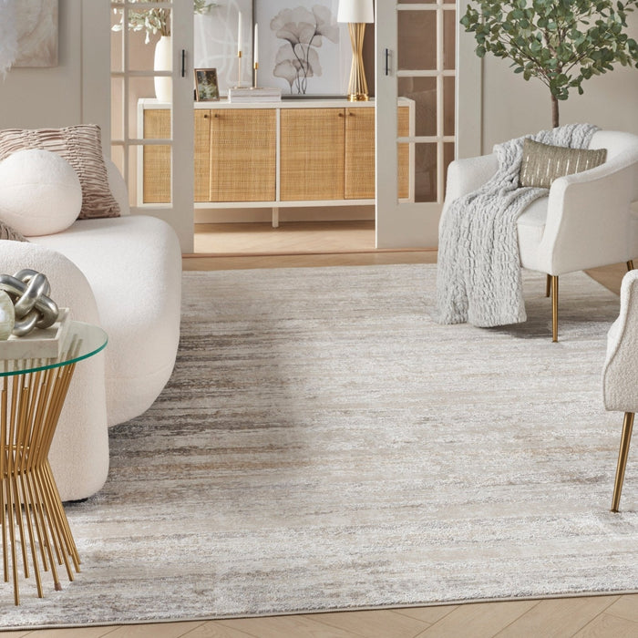 Nourison Glitz GLZ10 CRMGY Rug