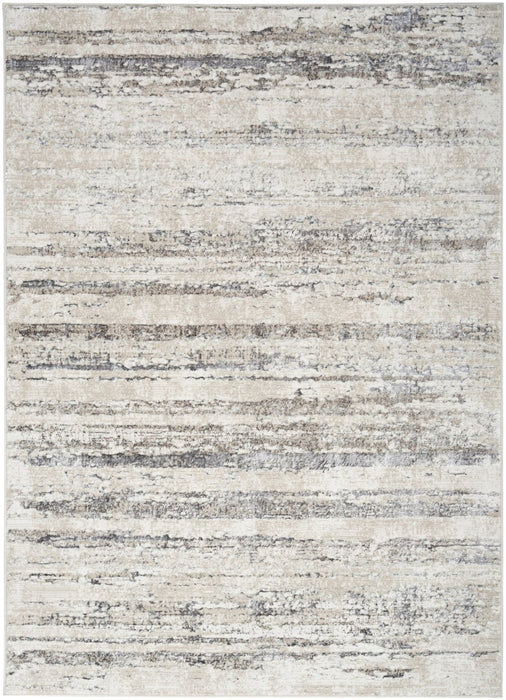 Nourison Glitz GLZ10 CRMGY Rug