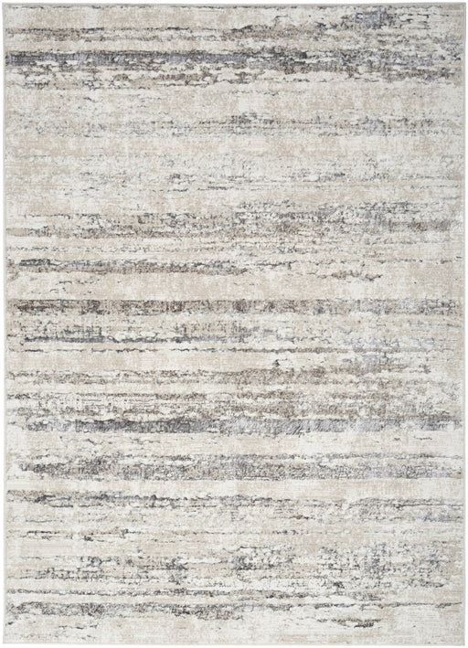 Nourison Glitz GLZ10 CRMGY Rug