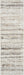 Nourison Glitz GLZ10 CRMGY Runner Rug