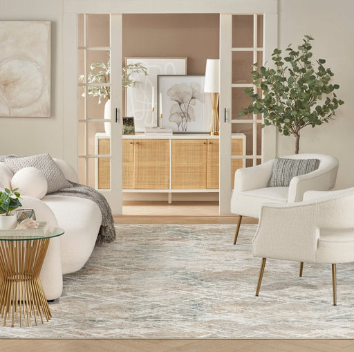 Nourison Glitz GLZ11 GRYMT Rug